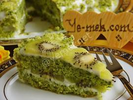 Ispanaklı Kivili Pasta